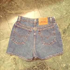 80s Orange Tab Levi Shorts